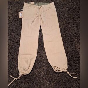 Pasion Khaki Lowrise Baggy Utility Women's Pant Sz. 15 NWT